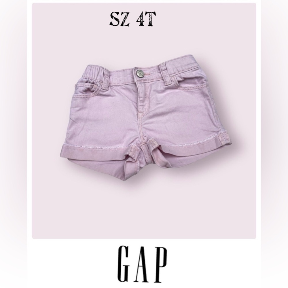 Baby GAP sz 4 toddler girl shorts  pale pink